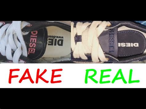 how to spot fake diesel shoes|Diesel Sneakers real vs fake. How to spot fake Diesel shoes.